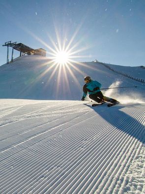 Dank der vorteilhaften Lage zählt das Skigebiet Turracher Höhe zu den schneesichersten Wintersportregionen in Österreich © Turracher Höhe