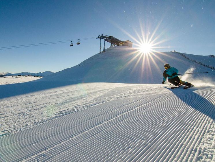 Dank der vorteilhaften Lage zählt das Skigebiet Turracher Höhe zu den schneesichersten Wintersportregionen in Österreich © Turracher Höhe