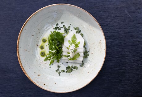 Regionale Küche im Gourmethotel Kärnten, Österreich Regionale Küche im Gourmethotel Kärnten, Österreich