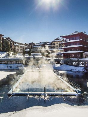 Winterurlaub im Hotel Hochschober mit beheiztem See-Bad