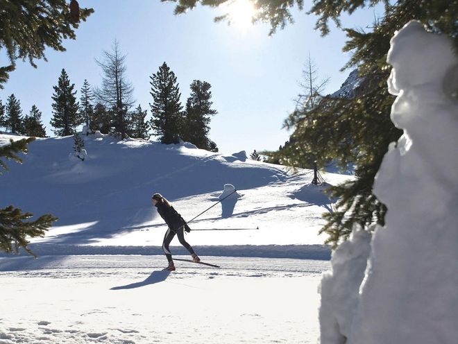 Snow-sure cross-country ski runs in the enchanting landscape around the Hotel Hochschober © Turracher Höhe