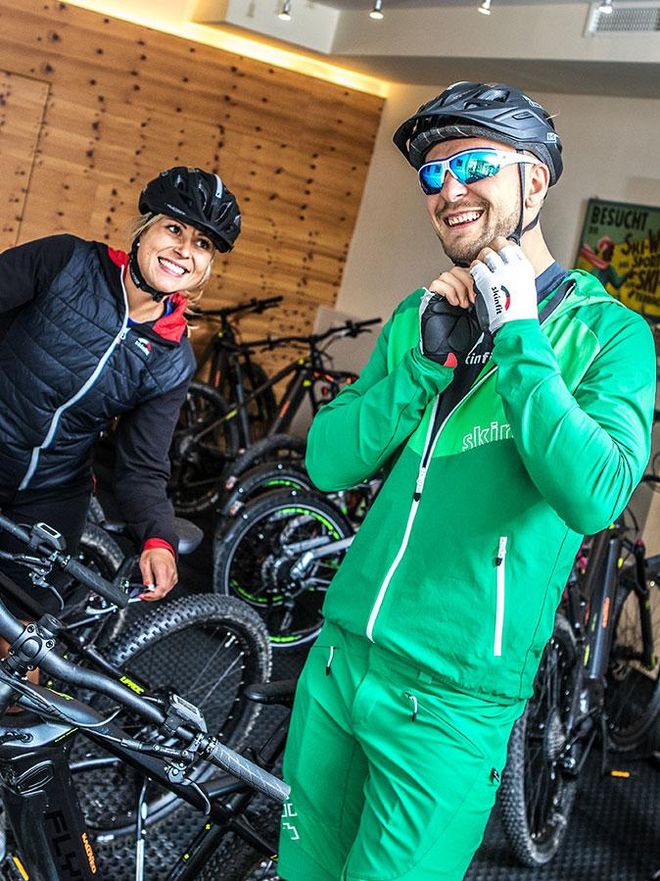Mountain Bikes und E-Bikes können Sie im Hotel Hochschober kostenlos ausleihen
