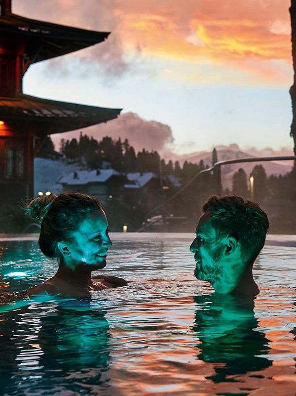 Romantisches Felsenbad: Erleben Sie unsere Wohlfühloase im Hotel Hochschober Turracher Höhe 