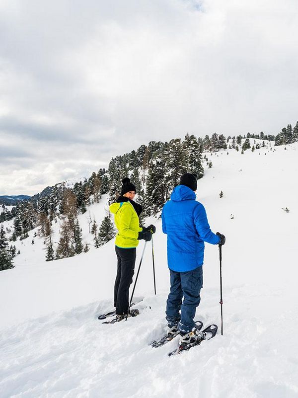 Simple snowshoe trails are for example those to the Grünsee © Turracher Höhe Attisani