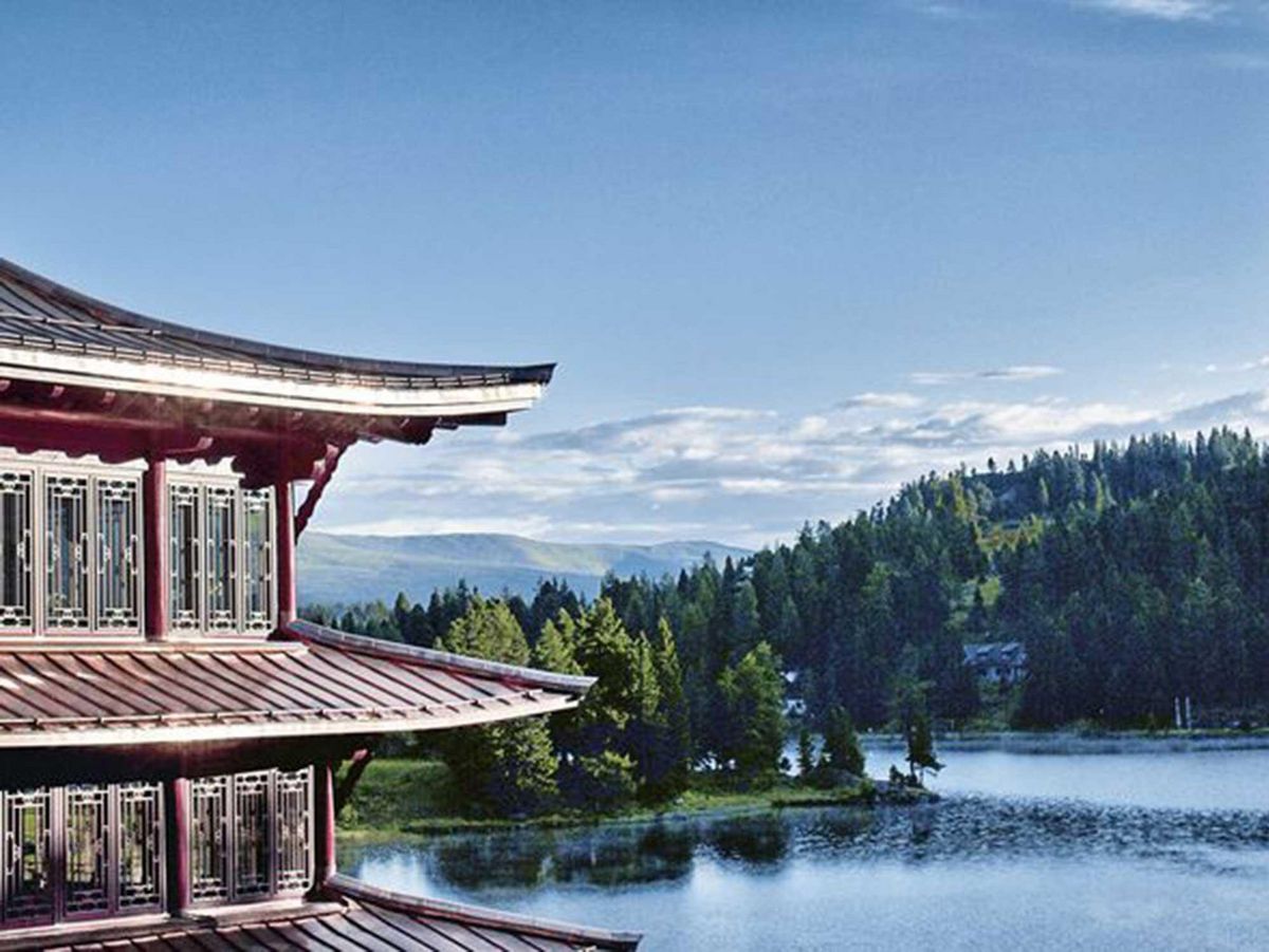Das Teehaus im Chinaturm ist einzigartig in Österreich