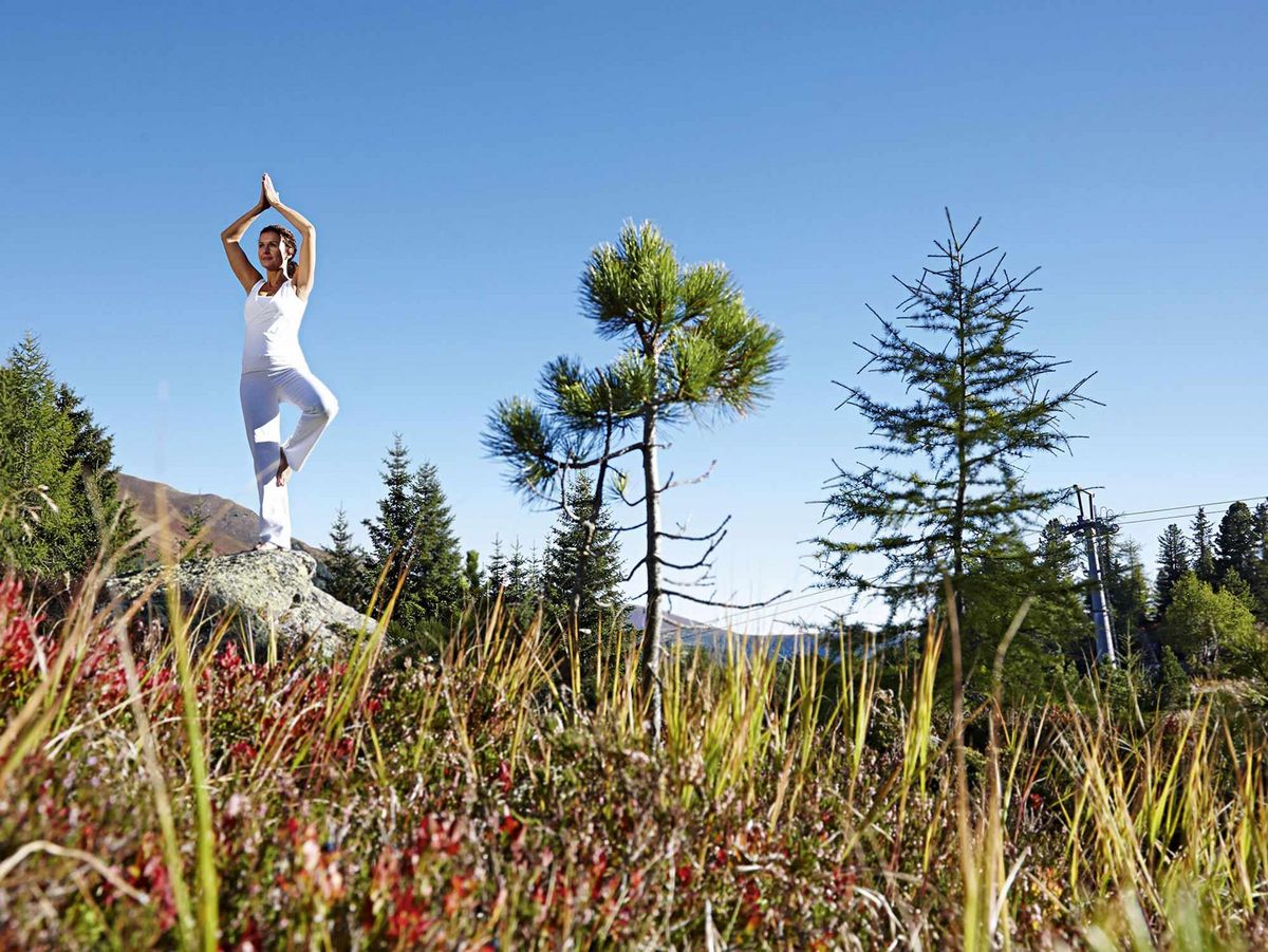 Yoga am Berg für Anfänger und Fortgeschrittene im Hotel Hochschober